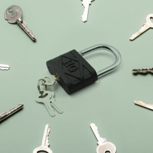 Iron Padlock – Waterproof, Anti-Theft Brass Core | Safelix