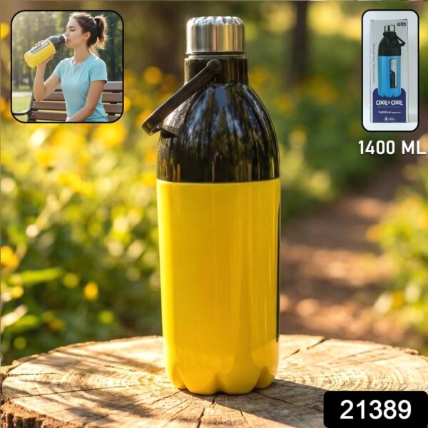 Leakproof Water Bottle – 1400ml Large Capacity with Carry Strap