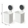 Wall Mounted Bathroom Organizer Cups for Space Saving and Decluttering