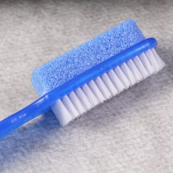Foot Scrubber Brush with Pumice Stone – Dual-Action Exfoliation
