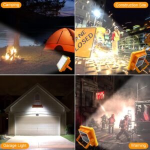 Solar LED Flood Light – High Brightness & Portable Power Bank