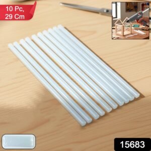 Heavy Duty Hot Melt Glue Sticks – 10 Pc Transparent 29 cm