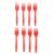 Red Disposable Plastic Forks – Durable & Reusable 8 Pack