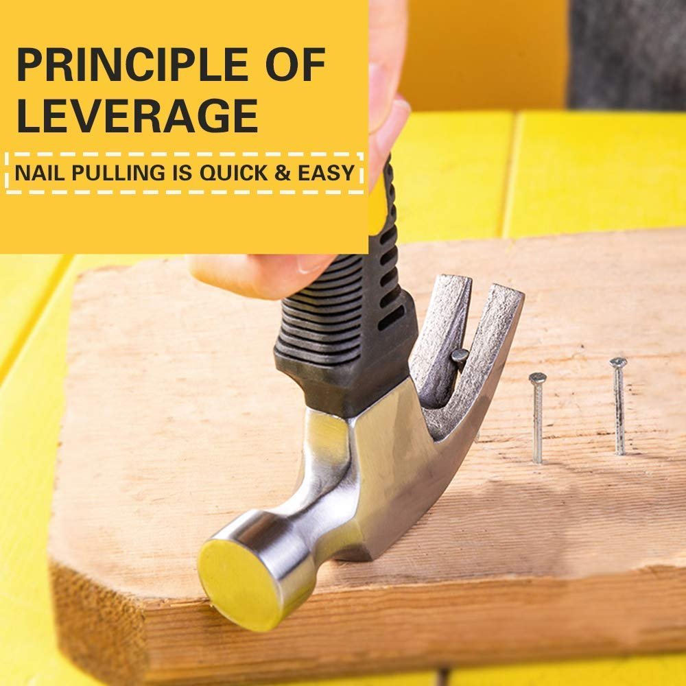 Mini Claw Hammer – Short Handle, Plastic Grip | Corporate Kudos
