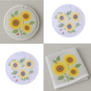 Sunflower Mesh Fan Cover – Dust Protection & Stylish Fit