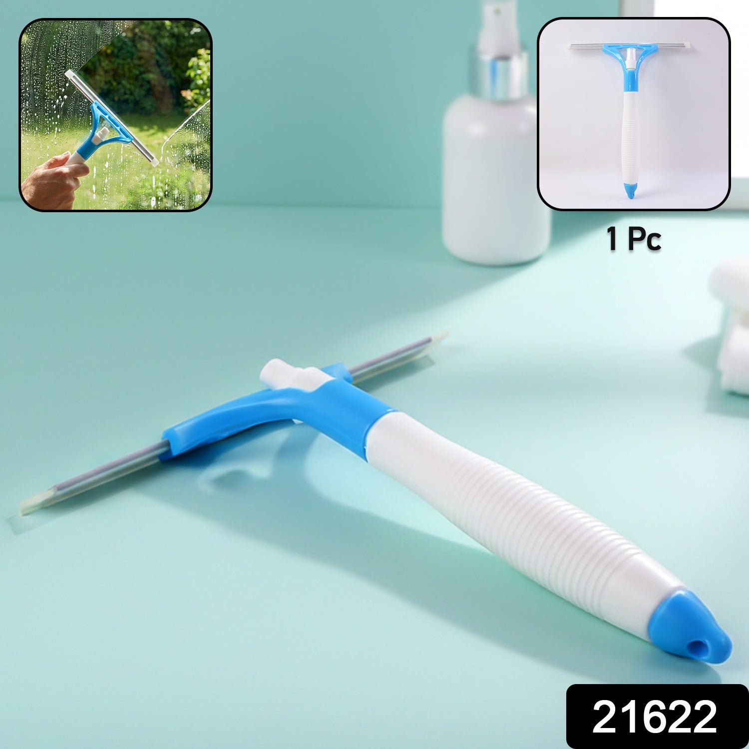 Window Cleaning Squeegee – Comfortable Non-Slip Grip for Streak-Free Shine