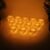 LED Flameless Decorative Candle Set – 12 Square Tealight Lamps