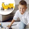 Pull Back Train Toy – LED Lights & Safe Play for Kids | Aditi