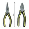 Pliers Set – 2 Pc Combination & Long Nose with Anti-Slip Grip