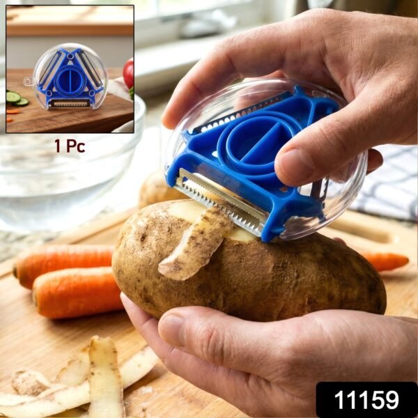 Kitchen Peeler 3-in-1 – Versatile Peeling, Slicing & Julienne Cutter