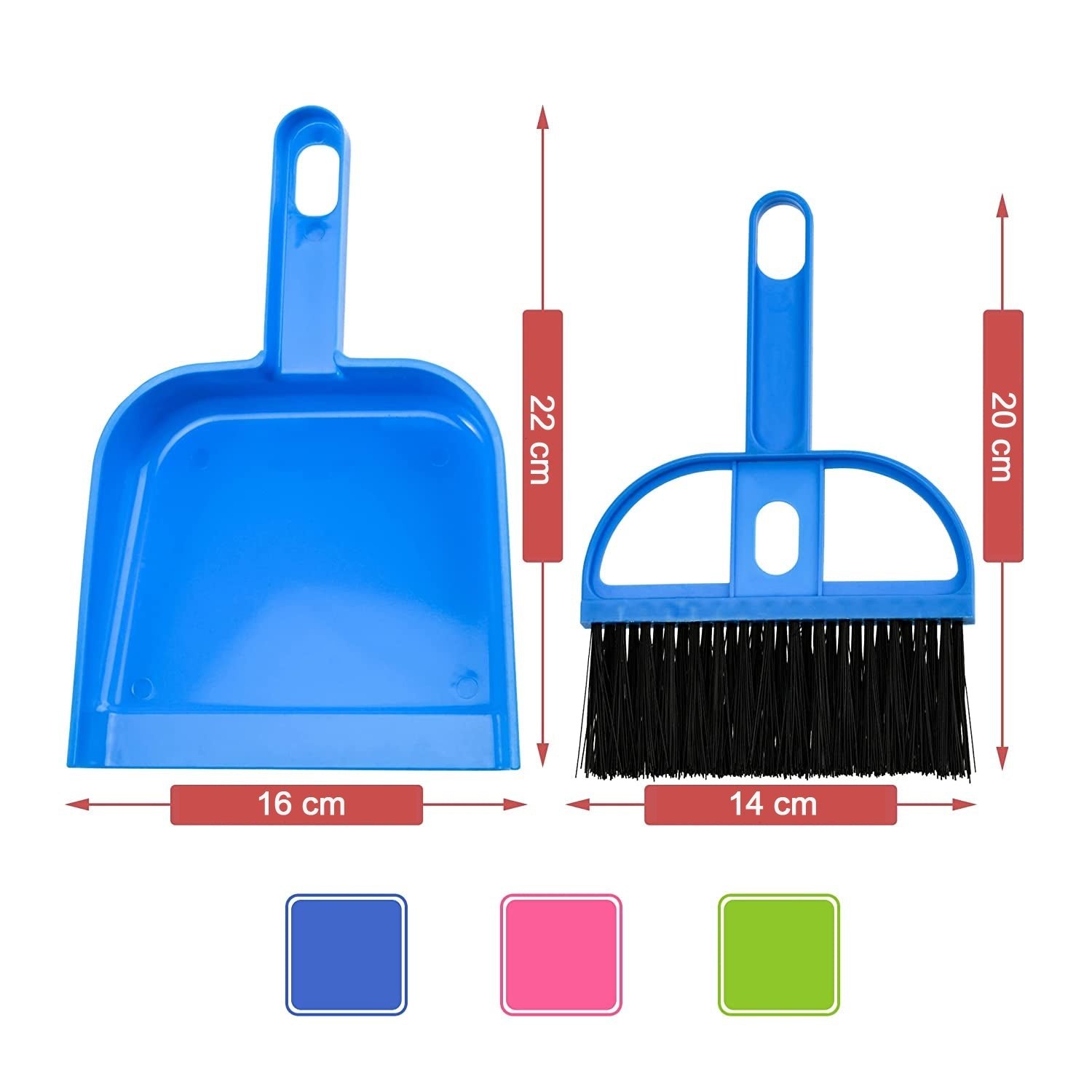 Dustpan and Brush Set – Multipurpose Home Cleaning | Velvet Wipe