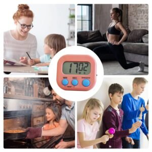 Digital Kitchen Timer – Clear Display & Stopwatch | VoltDesk