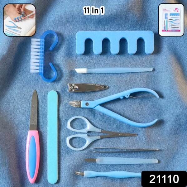 11 in 1 Manicure Pedicure Nail Care Kit – Professional Grooming Set |