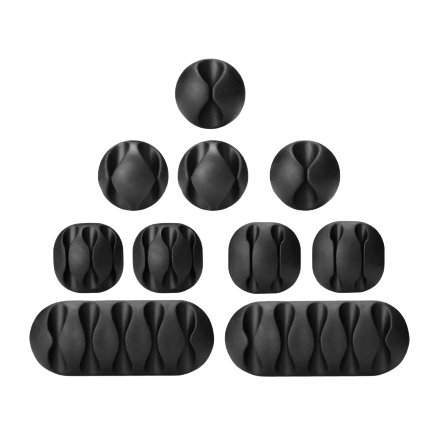 Cable Organiser Clips – Self-Adhesive Wire Management (10 Pc) | DigixDrive