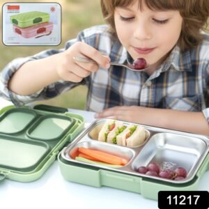 08_e3baf4e2-3145-4576-9e46-031007a48693 Fresca Stainless Steel 3 Compartment Lunch Box – Leakproof & Portable