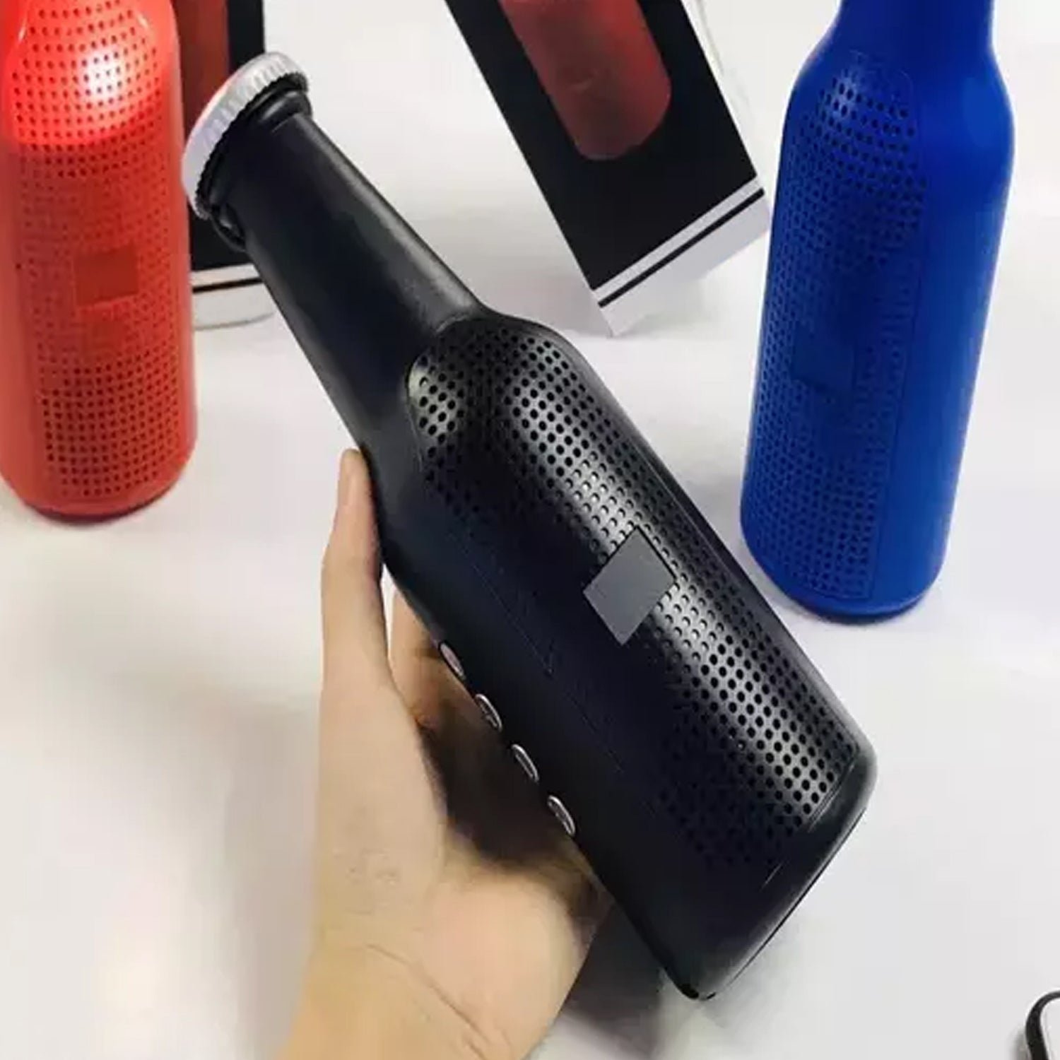 Bottle Bluetooth Speaker – Portable Wireless with Deep Bass | Audila