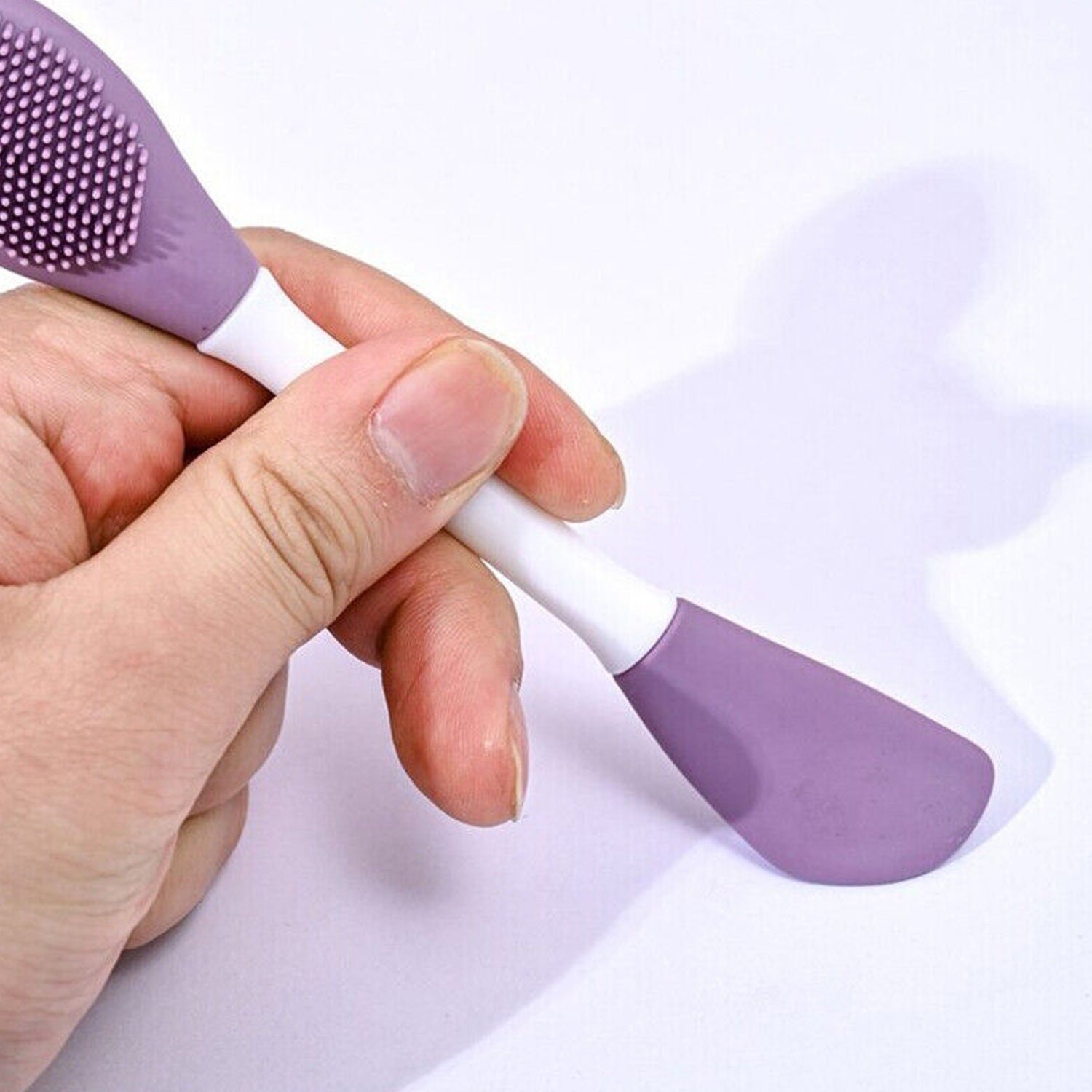 Double-Headed Silicone Mask Brush – Facial Cleansing & Application | GlowForm