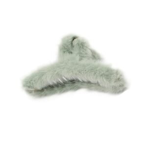 Plush Hair Claw Clip – Soft, Non-Slip & Stylish | Calm & Curl