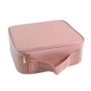 LED Makeup Organizer Box – Touch Sensor Mirror & USB Rechargeable