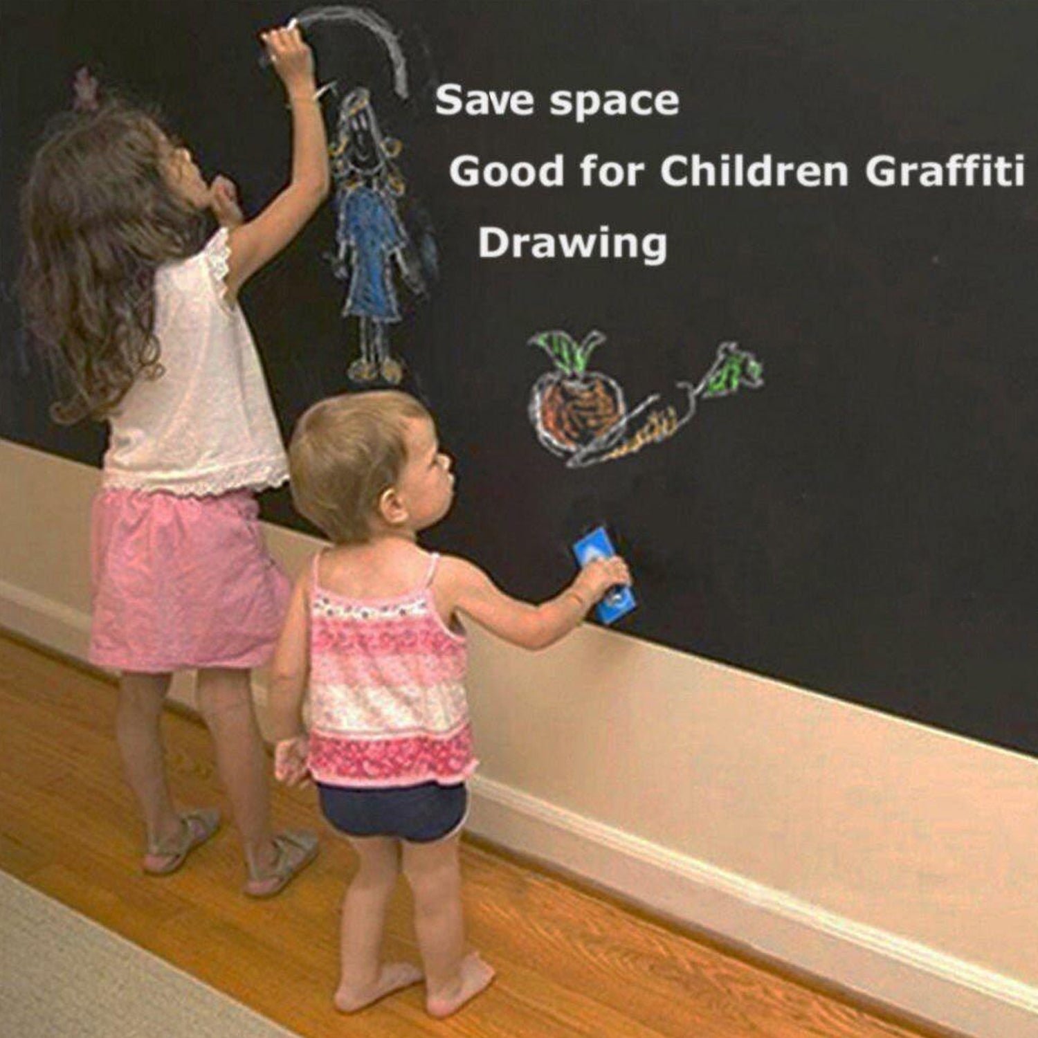 Blackboard Wall Sticker – Erasable Chalkboard Decal | TinyTrendy