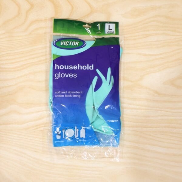 Large Victor Green Rubber Gloves – Reusable & Waterproof for Kitchen