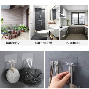 Adhesive Wall Hooks – Strong Hold & No Damage Walls