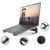 Fixed Metal Laptop Stand – Sturdy Ergonomic Desk Riser for Work