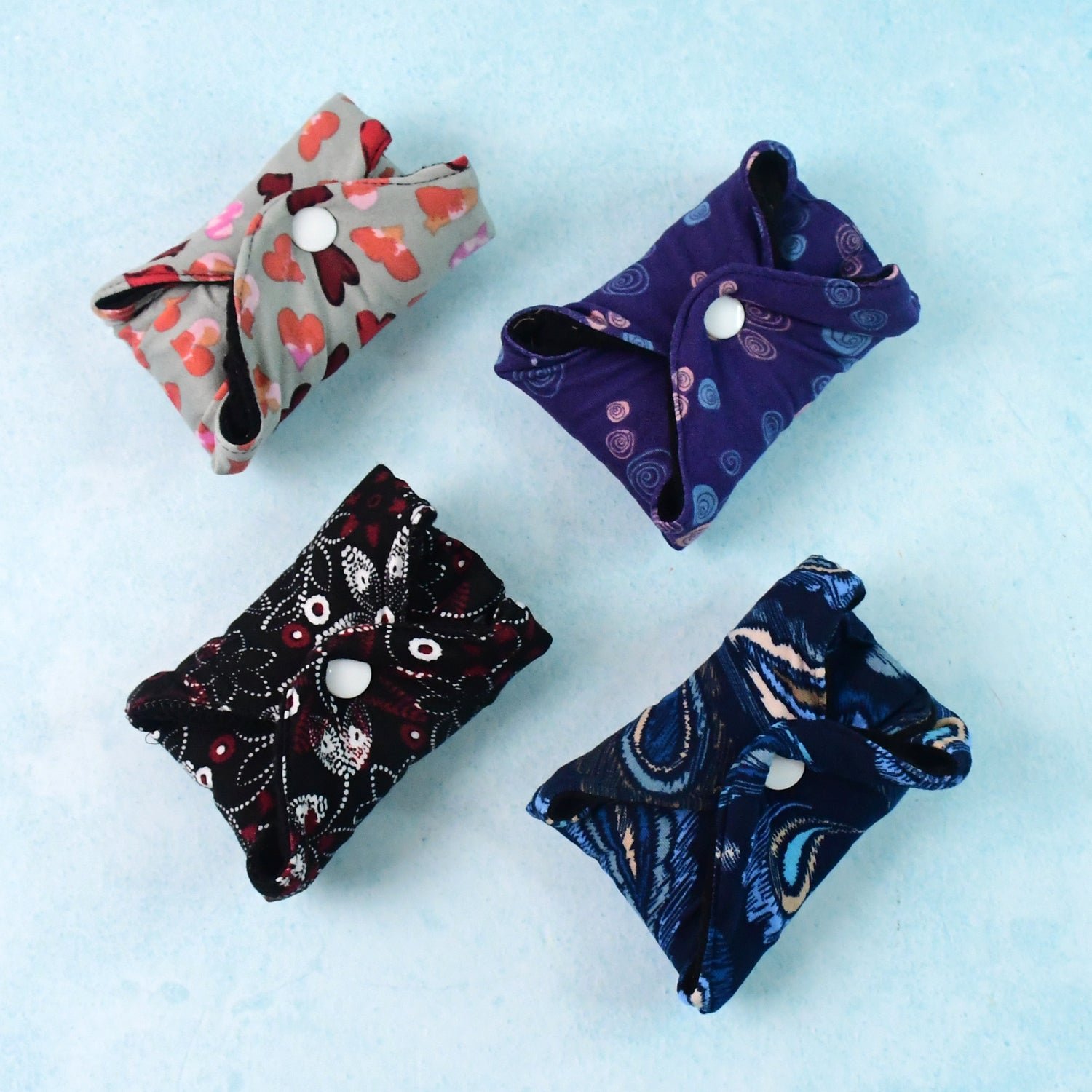 Reusable Cloth Sanitary Pads – 4 Pc Eco-Friendly Set