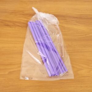 Reusable Plastic Drinking Straws – Pack of 10 Durable Straws