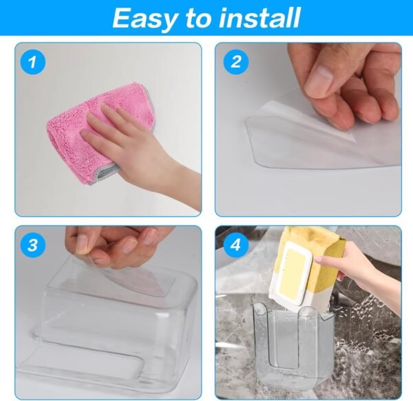 Tissue Dispenser Holder – Self-Adhesive Wall-Mounted Design