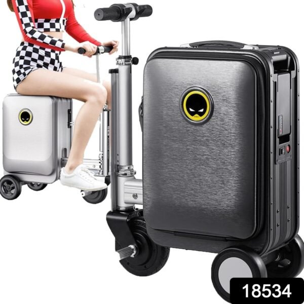 Electric Scooter Suitcase – Rideable Smart Luggage with Removable Battery |