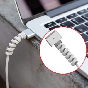 Spiral Cable Protector – Charger & Data Cable Saver (4 Pcs) | WipeTech