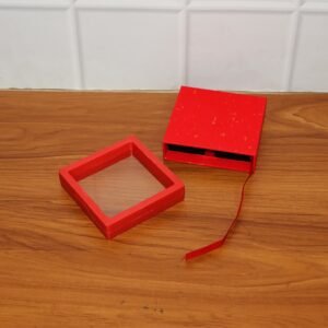 Transparent Jewellery Display Box – 3D Floating Organizer with Magnetic Lock