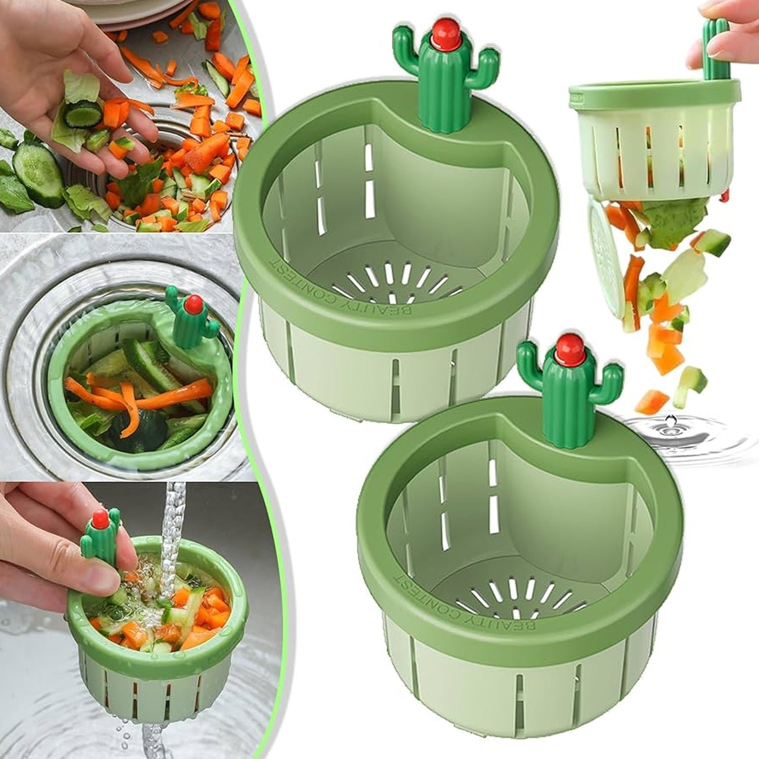 Kitchen Sink Drain Strainer – Automatic Waste Filter | Garth