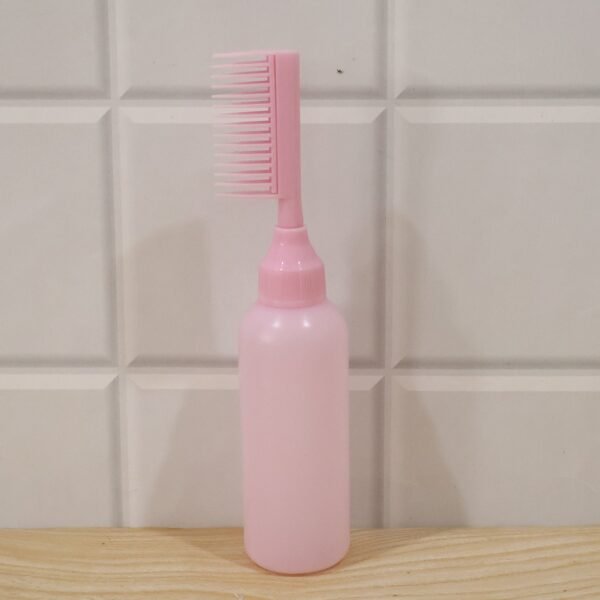 2 In 1 Hair Oil Applicator Bottle with Scalp Comb for Root Care (1 Pc)