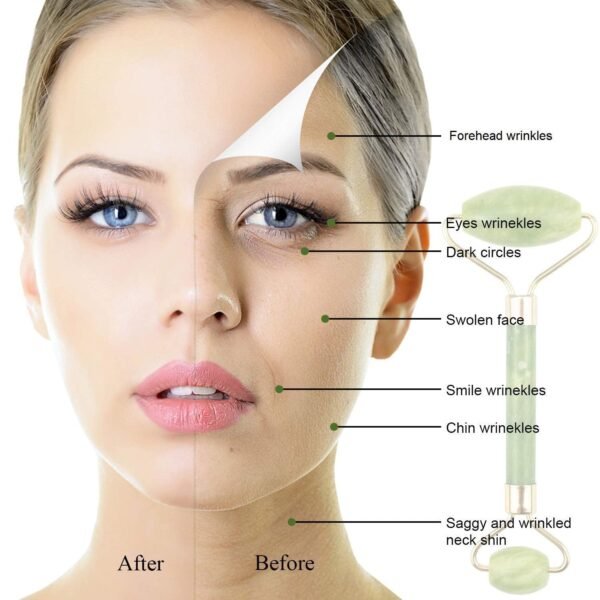 Double Head Face Roller – Puffiness Relief & Skin Rejuvenation