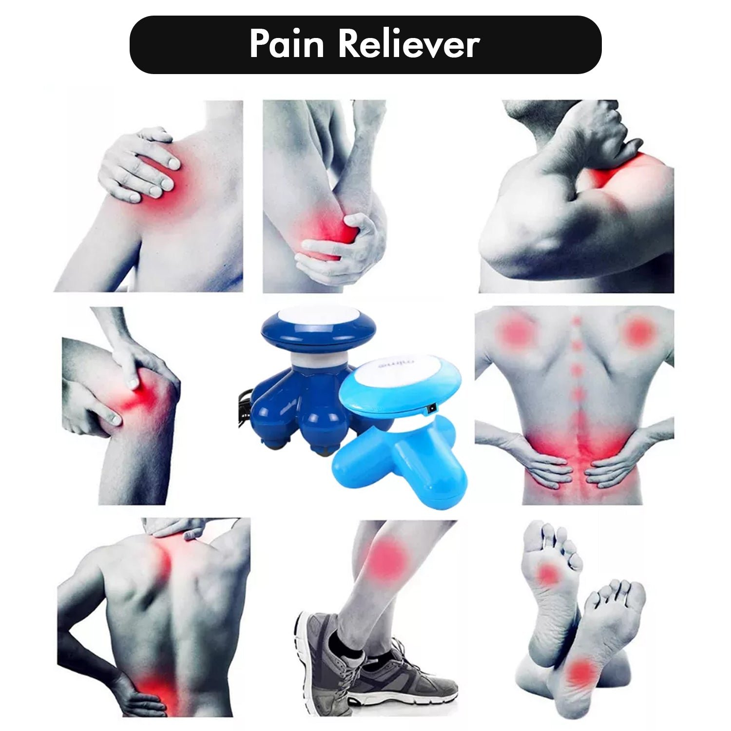 USB Full Body Massager – Portable Pain Relief | Velvet Wellness