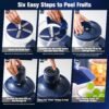 Fruit & Vegetable Peeler Set – Sharp Blades, Ergonomic Ease