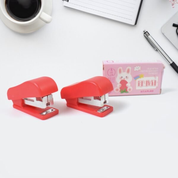 Mini Stapler Set – Portable & Multicolour (2 Pc) | FiloDesk