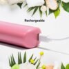 Mini Hair Straightener Brush – Cordless & Rechargeable for Travel