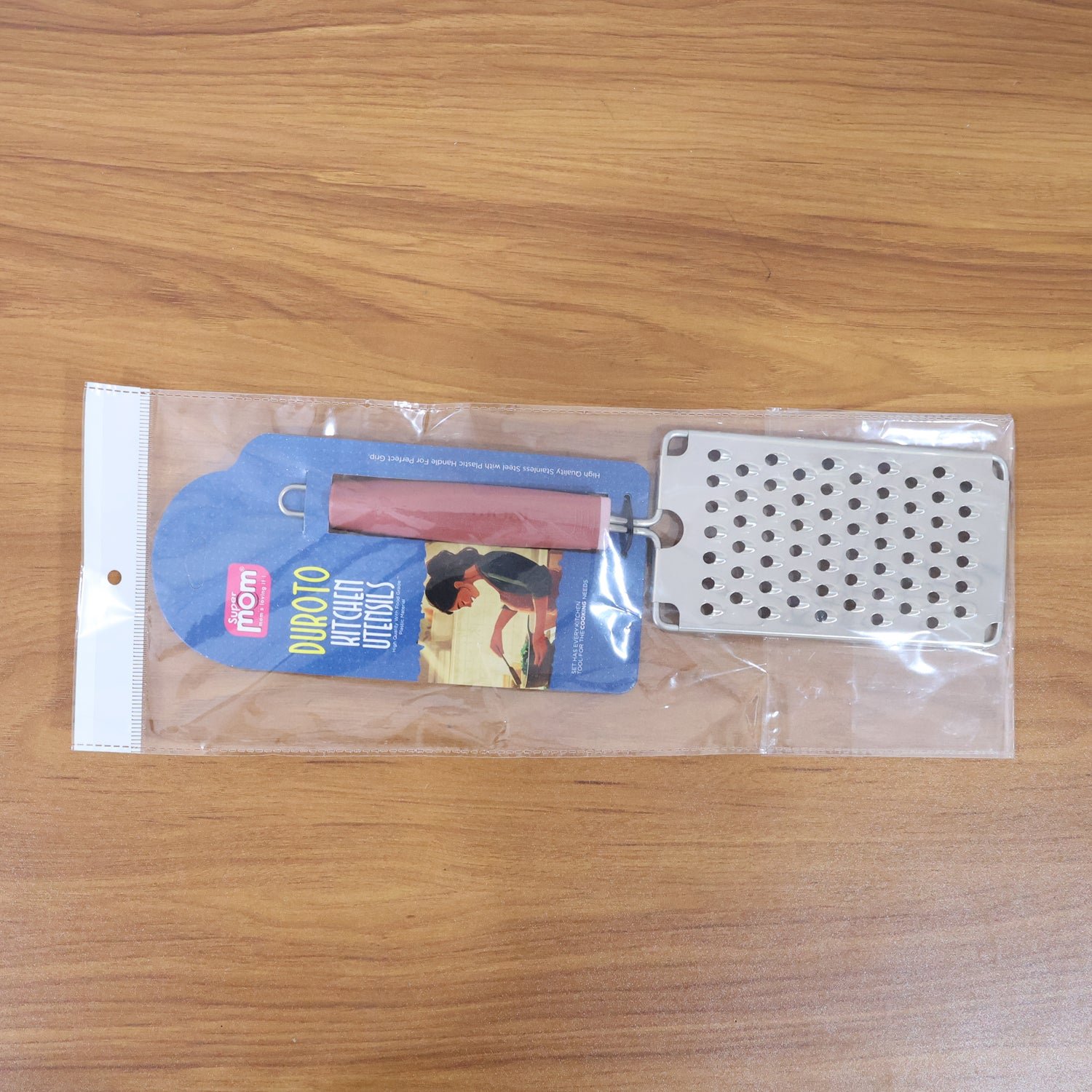 Stainless Steel Cheese & Vegetable Grater – Soft Grip Handle