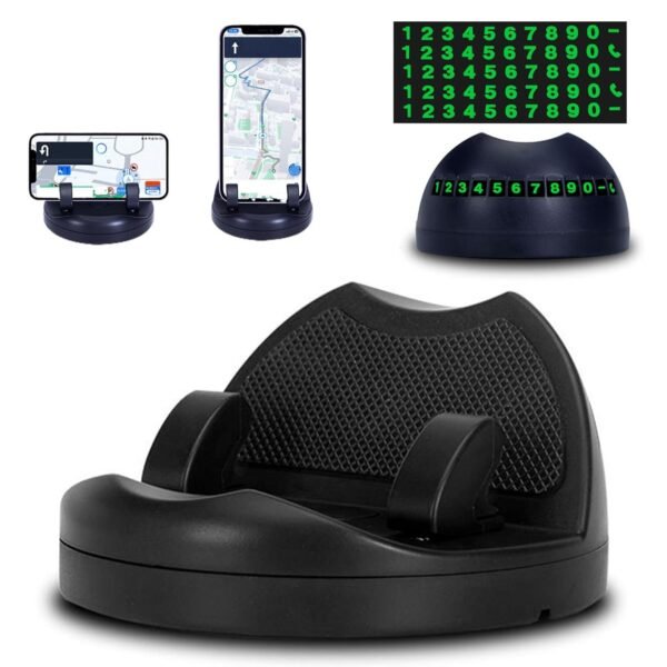 Car Phone Holder – 2-in-1 Anti-Slip Dashboard Mount | Velvet Wheels