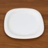 Square Dinner Plate 28 cm – Durable, Heat-Resistant White Plate