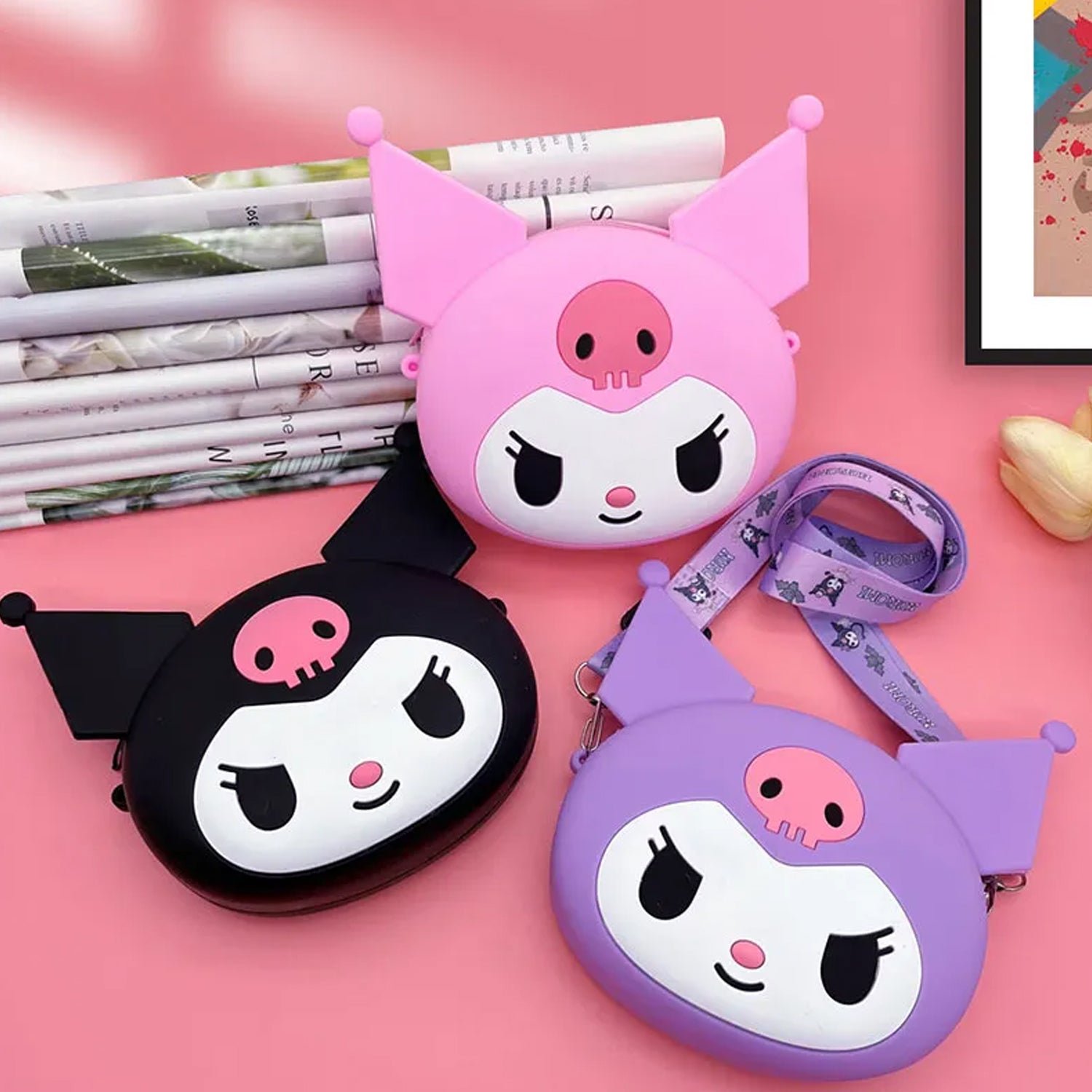 Cartoon Girls Backpack – Mini Silicone Shoulder Bag | Little Fashionistas