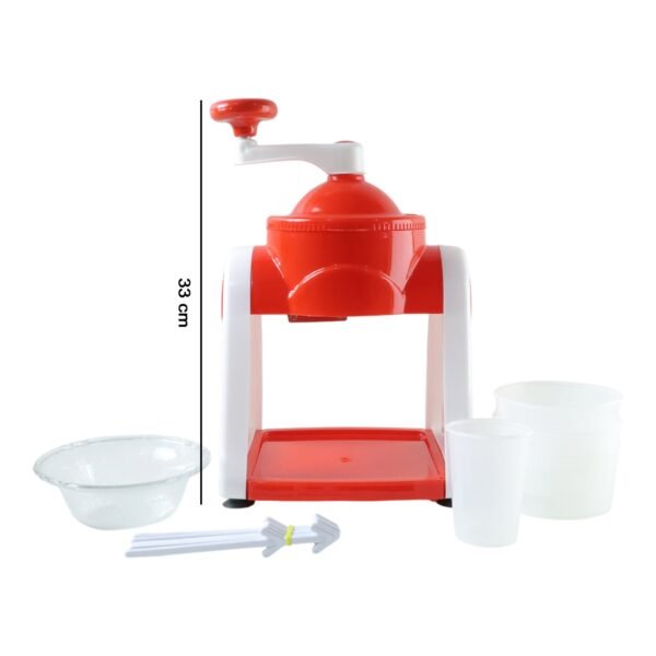 Manual Gola Maker – Portable Red Ice Slush Machine for Refreshing Treats