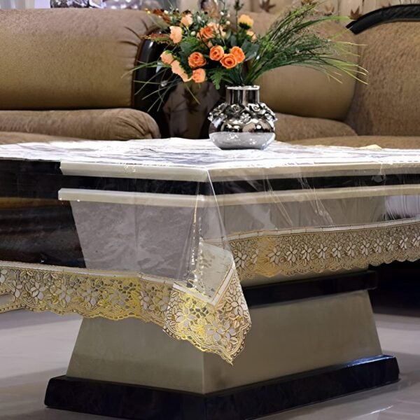 Transparent PVC Table Cover – Waterproof & Stylish for Dining