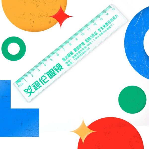 Transparent 15cm Plastic Scale – Durable and Lightweight Ruler