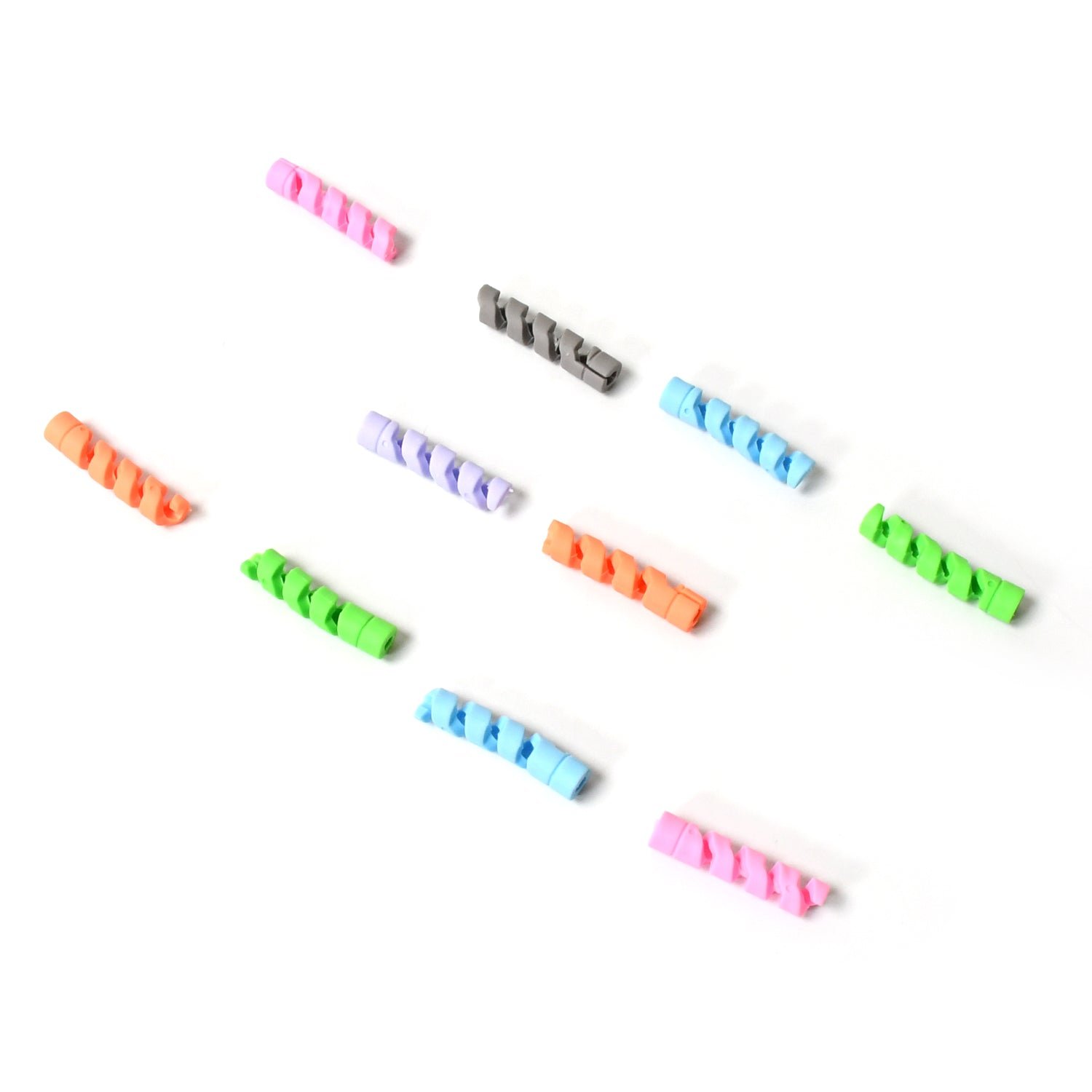 Cable Protector – 10-Pack Flexible Silicone for Chargers | WipeTech