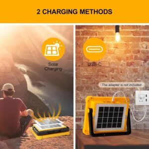 Solar LED Flood Light – High Brightness & Portable Power Bank