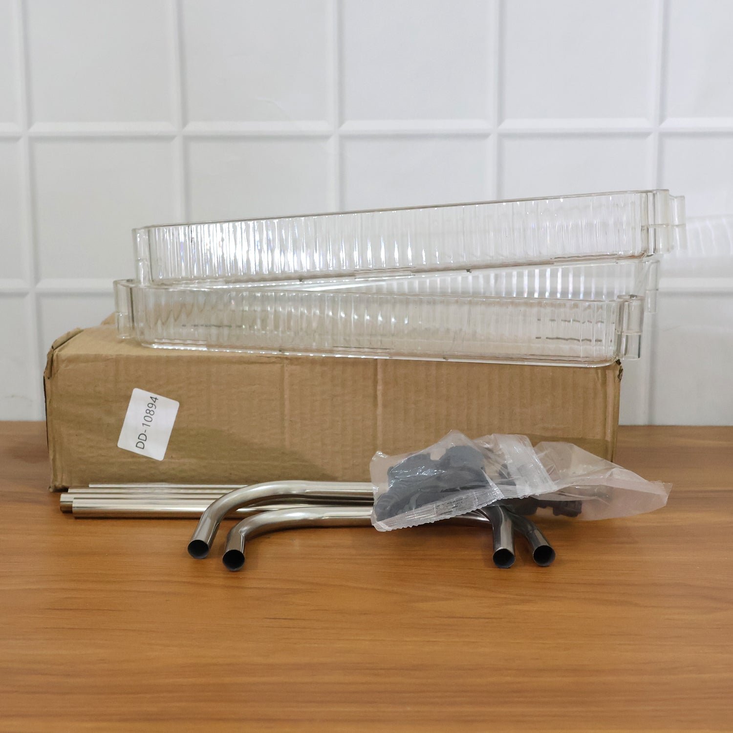 2 Layer Storage Trolley with Wheels – Compact & Movable Organizer